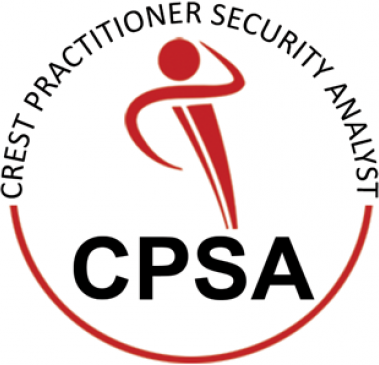 Crest Practitioner
Security Analyst (CPSA)